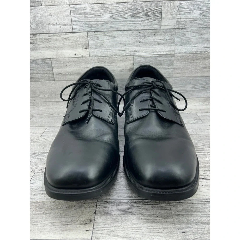 Rockport Men Size 15M‎ Black Leather Hydro-Shield Waterproof Derby Shoes V76115
